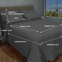 Ver imagem 4 de Edredom Cama Casal Queen com Jogo de Lençol Meia Estação