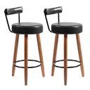 Ver imagem 1 de Kit 2 Banquetas Nápoles 89cm Couríssimo Preto - Salaone