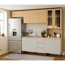 Ver imagem 1 de Cozinha Rebeca 4pcs Mel/off White Cod: 657.037