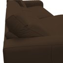Ver imagem 4 de Sofá 3 Lugares Rettrátil Reclinável Elétrico 254cm Mazi L06 Couro Marrom - Lyam Decor