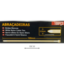 Ver imagem 4 de Abraçadeira Nylon Enforca 2,5 X 100mm Kit C/ 100 Lacre Plástico Fixadora Fita Hellerman 10cm Preta