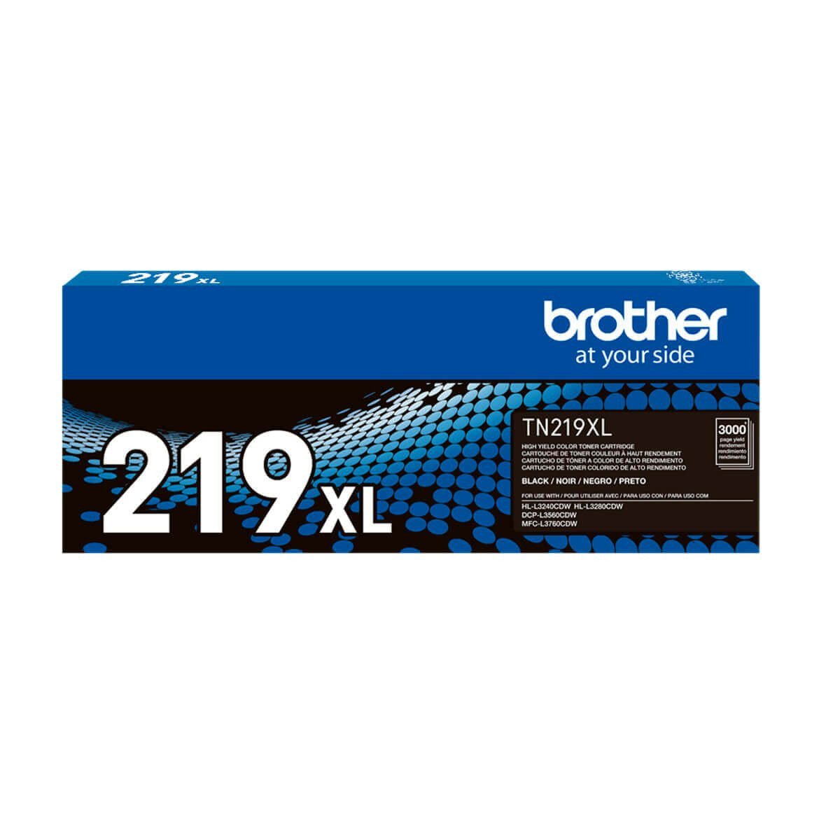 Toner Brother Tn-219xlbk Tn219xl Preto | Mfc-l3760cdw Hl-l3240cdw Dcp-l3560cdw | Original 3k