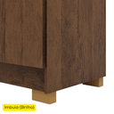 Ver imagem 4 de Guarda Roupa Casal 6 Portas 2g Espelho 218 Cm Imbuia Vlr