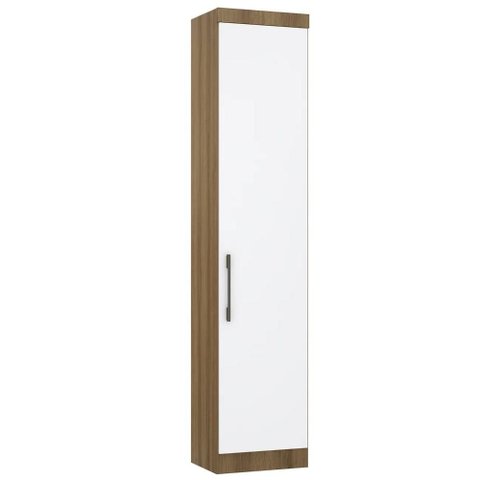 Guarda Roupa Modulado Sapateira 50cm Taiga Avelã/branco L01 - Mpozenato