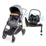 Carrinho Travel System Anna³ Maxi – Cosi com Base - Cinza - 1