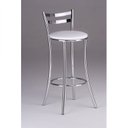 Ver imagem 4 de Banqueta Alta em Aço com Encosto 