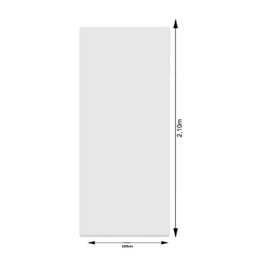 Kit Porta Madeira 1,00x2,10m Primer + Trilho Correr 2,00m Natural + Brinde - 5