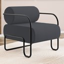 Ver imagem 2 de Kit 02 Poltronas Decorativas Orgânica Living Miska Veludo Cinza - Desk Design