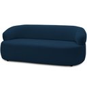 Ver imagem 1 de Sofá 3 Lugares Orgânico Sala de Estar Living 170cm Carmen F04 Veludo Azul - Lyam Decor