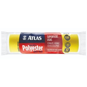 Rolo Espuma Atlas 23cm Pintura Poliester 406/23a