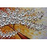 Quadro Pintura Tela árvore branca flor Sala de Estar 5364: 100cm (A) x 200cm (L) - 5