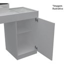 Ver imagem 5 de Escrivaninha Penteadeira De Canto 3003023 Freijo Off White MBL