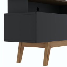 Rack com Painel Ripado para Tv até 70 Polegadas 2 Gavetas Grécia 180cm - 7