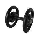 Ver imagem 3 de Dumbbell Pintado Pegada Emborrachada Academia Fitness 8kg