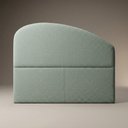 Ver imagem 2 de Cabeceira Cama Box Queen Colli 160cm Estofada Orgânica Moderna Bouclê Verde Menta - Desk Design