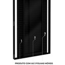Ver imagem 6 de Porta Balcão de Alumínio de Correr Lateral 3 Folhas Móveis 215x160cm Lucasa Ideale