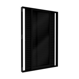 Porta Balcão de Alumínio de Correr Lateral 3 Folhas Móveis 215x160cm Lucasa Ideale - 1