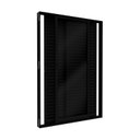 Ver imagem 1 de Porta Balcão de Alumínio de Correr Lateral 3 Folhas Móveis 215x160cm Lucasa Ideale