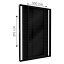 Ver imagem 2 de Porta Balcão de Alumínio de Correr Lateral 3 Folhas Móveis 215x160cm Lucasa Ideale