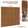 Painel Ripado em Placa 260x250cm (6,5m²) MDF Shop JM - 4