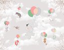 Ver imagem 4 de Papel de parede infantil balãozinha menina para quarto de bebê M² PP40