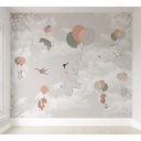 Ver imagem 1 de Papel de parede infantil balãozinha menina para quarto de bebê M² PP40