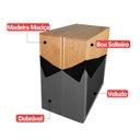 Ver imagem 6 de Base Cama Box Solteiro Otto Suede Cinza para Colchão 188x88x39cm Dobrável Reforçada - Arkell