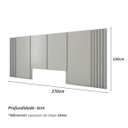 Ver imagem 2 de Cama Casal 2 Mesas C/ 2 Gavetas e Cabeceira sob Medida Mdf Cor:prata