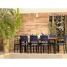 Conjunto Mesa 8 Caderias Área Externa 2,0x0,90m Brisa Náutica - Solara Móveis - 2