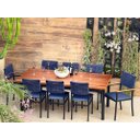 Ver imagem 1 de Conjunto Mesa 8 Caderias Área Externa 2,0x0,90m Brisa Náutica - Solara Móveis