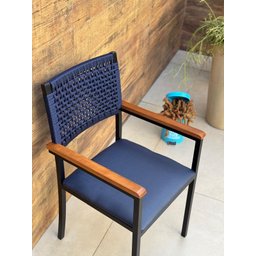 Conjunto Mesa 8 Caderias Área Externa 2,0x0,90m Brisa Náutica - Solara Móveis - 4