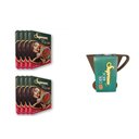 Ver imagem 3 de Filtro Café 103 8cxs Reutilizáveis + Suporte Marrom