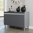 Ver imagem 1 de Balcão para Cozinha 3 Portas Leyton Cinza