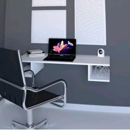 Mesa Escrivaninha Suspensa Homeoffice Slim__01_70cm - 1