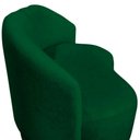 Ver imagem 6 de Namoradeira Decorativa Beatriz Orgânica Bouclé Verde