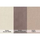 Ver imagem 3 de Kit Mesa Londrina C- Tampo Vidro 180cm + 6 Cadeiras Londrina Imbuia Veludo Creme