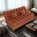 Ver imagem 4 de Sofa Cama 2 Lugares 185 Cm Duda Tecido Pompeia G500 Terracota Milani Store