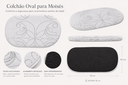 Ver imagem 7 de Colchão para Moisés Infantil Oval D28 78x45x5cm Espuma Confortável Antiderrapante Bebê