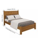 Ver imagem 3 de Cama Casal Pérola 100% MDF Mais Móveis