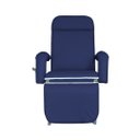 Ver imagem 1 de Poltrona Reclinável Descanso Luxo Azul Marinho