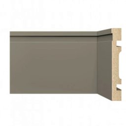 Rodapé de MDF Frisado de 10cm x 2,40m Rende 2,4 Metros Moldufama 1002 - 1