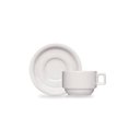 Ver imagem 2 de Jogo 50 Xícaras Cha com Pires Porcelana Bar Hotel - Germer