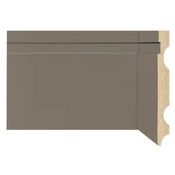 Rodapé de MDF 15cm x 15mm x 2,40m com Friso Moldufama 1502 - 1