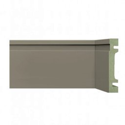 Rodapé de MDF 10cm x 15mm x 2,40m Frisado Resistente a Umidade Moldufama 1002 - 1