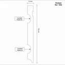 Ver imagem 2 de Rodapé de MDF Frisado de 15cmX2,40 Rende 2,4m 1502