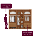Ver imagem 6 de Guarda-Roupa 100% Mdf 6 Portas 6 Gavetas Istambul