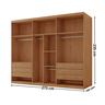 Guarda-Roupa 100% Mdf 6 Portas 6 Gavetas Istambul - 4