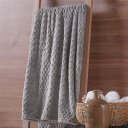Ver imagem 3 de Manta Cobertor Flannel Brushed Casal 1,80m X 2,30m Cinza