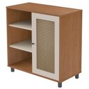 Ver imagem 1 de Buffet Aparador 1 Porta 80 Cm 4676 Cinamomo Off White Arly