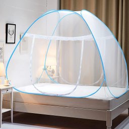 Mosquiteiro Tenda Cama Solteiro Dobrável Pratico e Portátil - 2